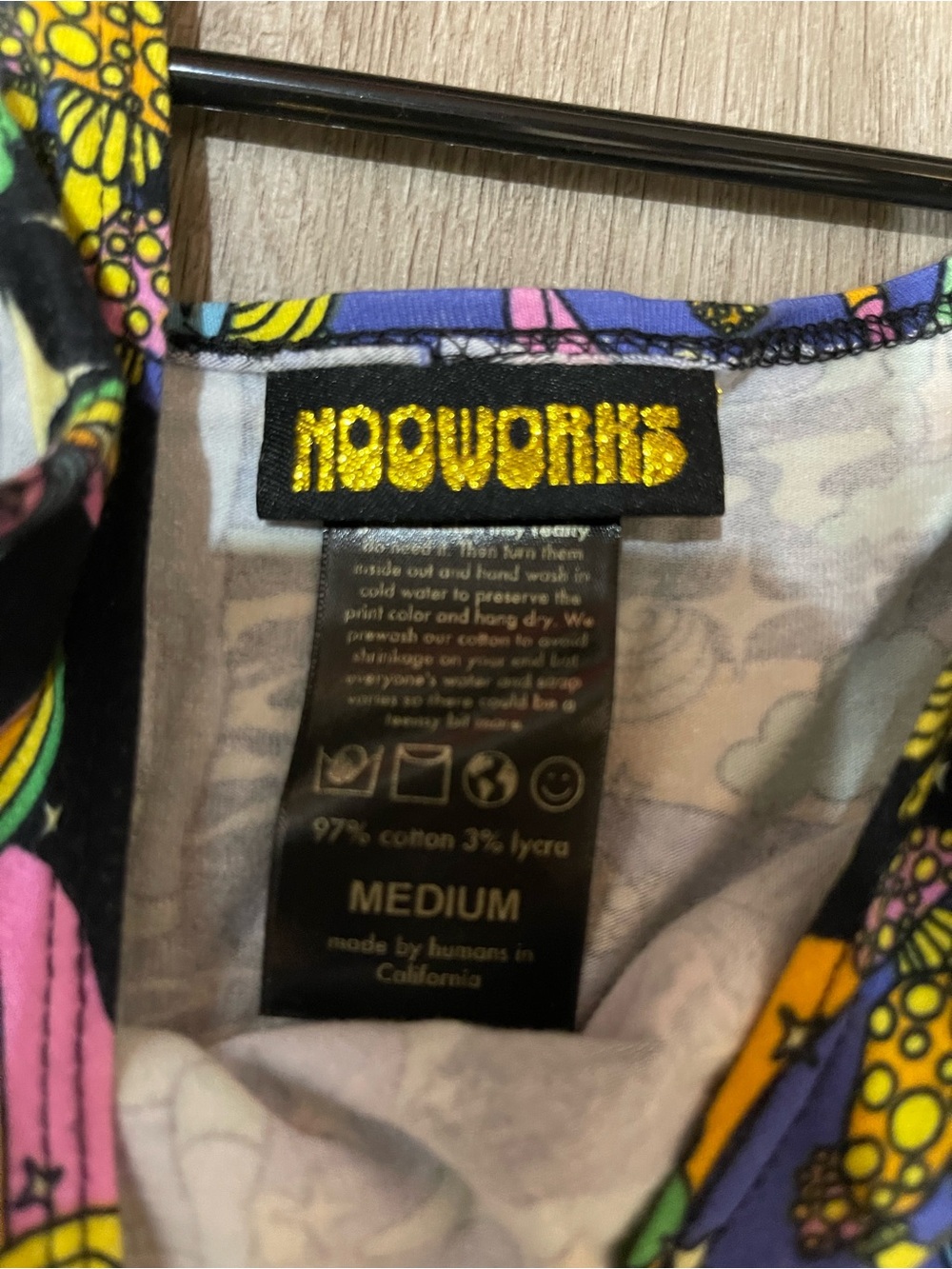 Nooworks Vacation Sleeveless Multicolor Graphic Midi Dress with Unicorns - Picture 4 of 4
